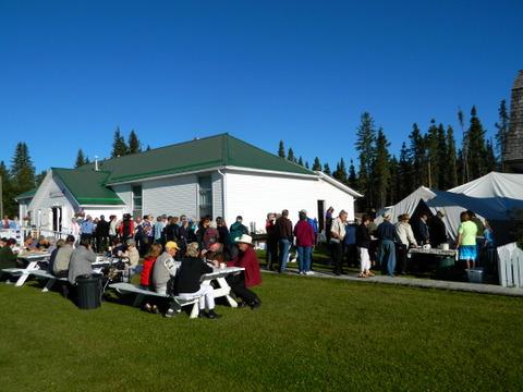 Breakfast crowd at Pioneer Days 2012